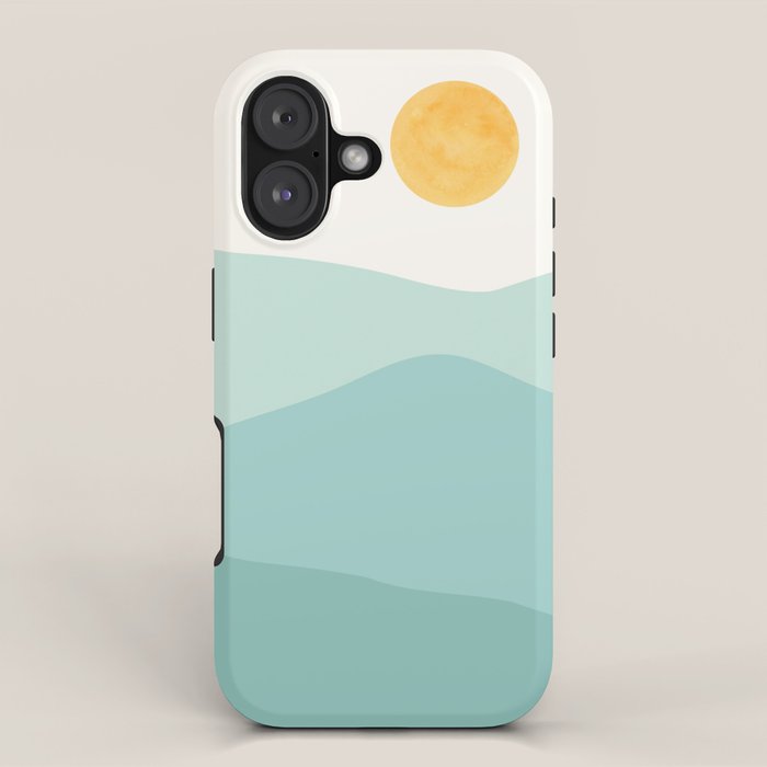 Peaceful Mountain Landscape iPhone Case Gallery Image 1