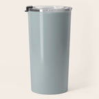 Light Blue-Gray Solid Travel Mug Gallery Image 3