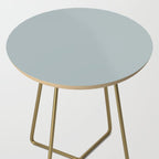 Light Blue-Gray Solid Side Table Gallery Image 2