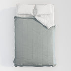 Light Blue-Gray Solid Comforter Gallery Image 6