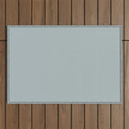 Light Blue-Gray Solid Outdoor Rug Gallery Image 1
