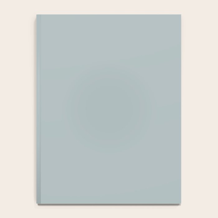 Light Blue-Gray Solid Notebook Gallery Image 4