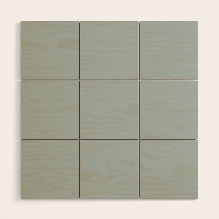 Light Blue-Gray Solid Wood Wall Art Gallery Image 1