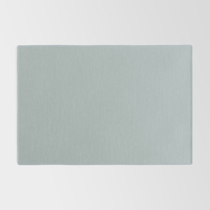 Light Blue-Gray Solid Rug Gallery Image 2
