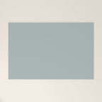 Light Blue-Gray Solid Welcome Mat Gallery Image 1