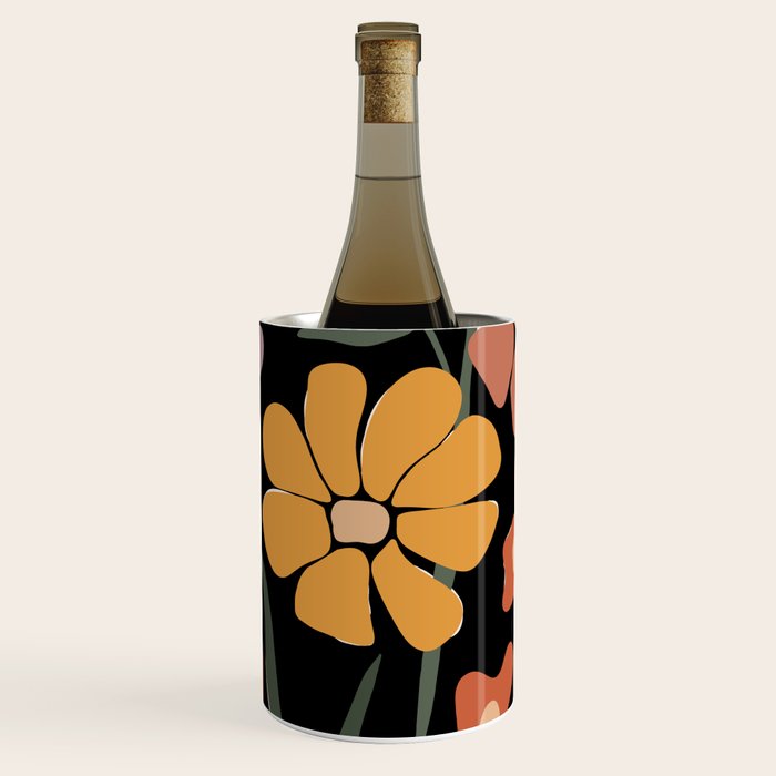 TROPICAL floral night Wine Chiller Gallery Image 1