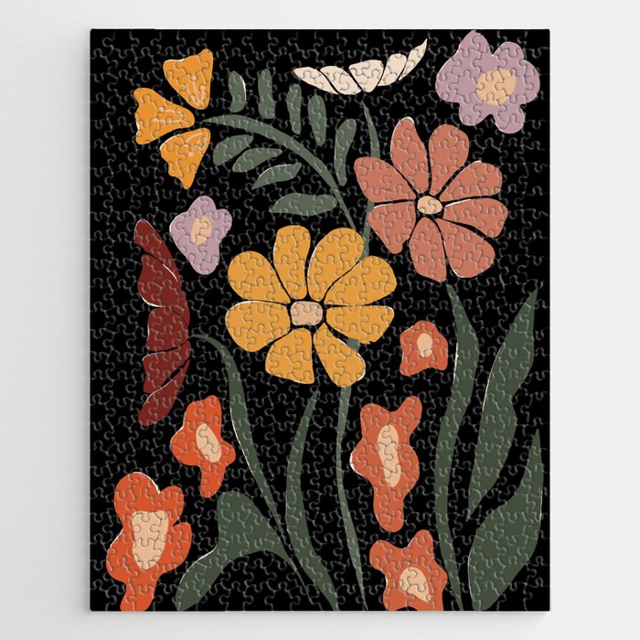 TROPICAL floral night Jigsaw Puzzle Gallery Image 1