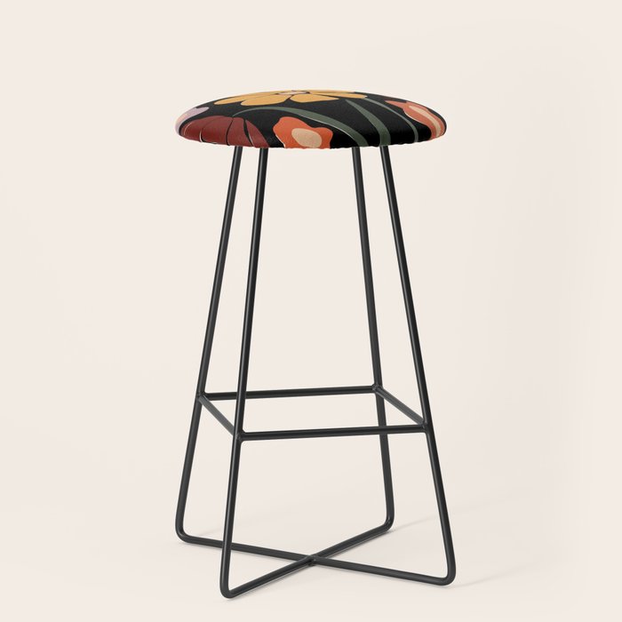 TROPICAL floral night Stool Gallery Image 1