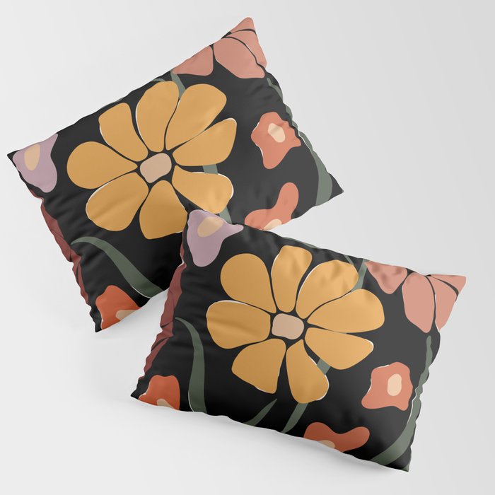 TROPICAL floral night Pillow Sham Gallery Image 1