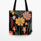 TROPICAL floral night Tote Bag Gallery Image 1