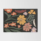 TROPICAL floral night Rug Gallery Image 2