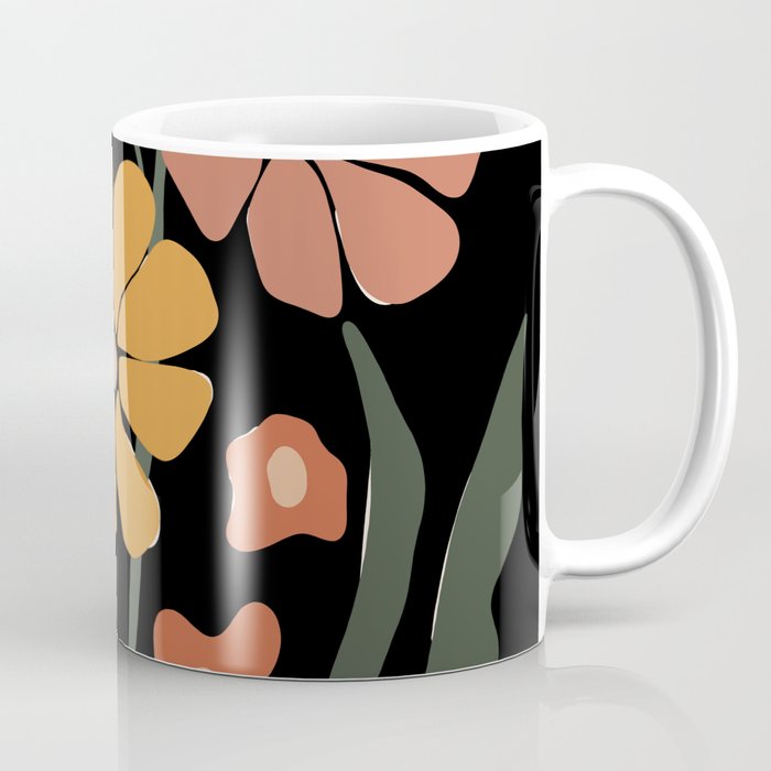 TROPICAL floral night Coffee Mug Gallery Image 1