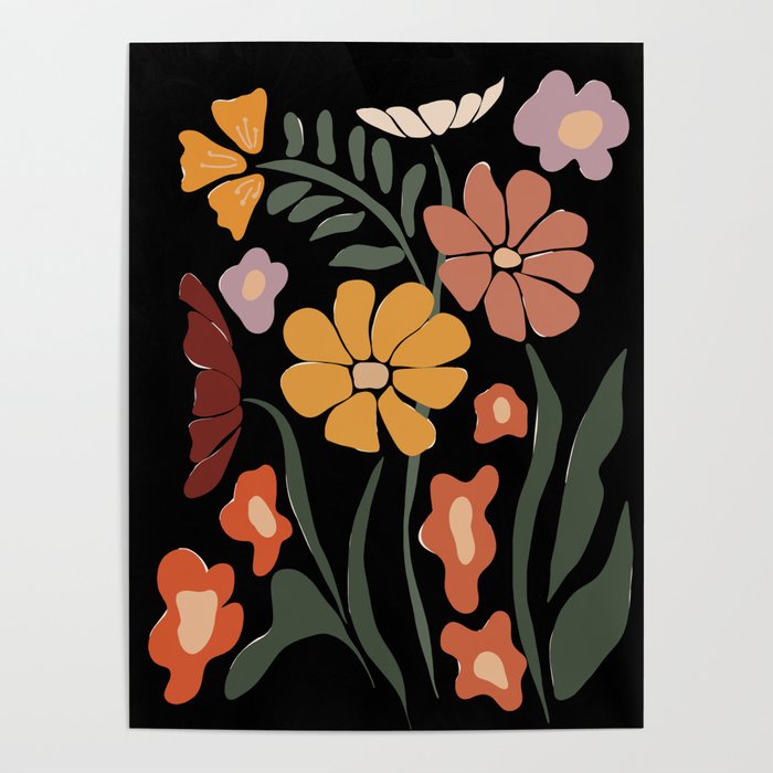TROPICAL floral night Poster Gallery Image 1