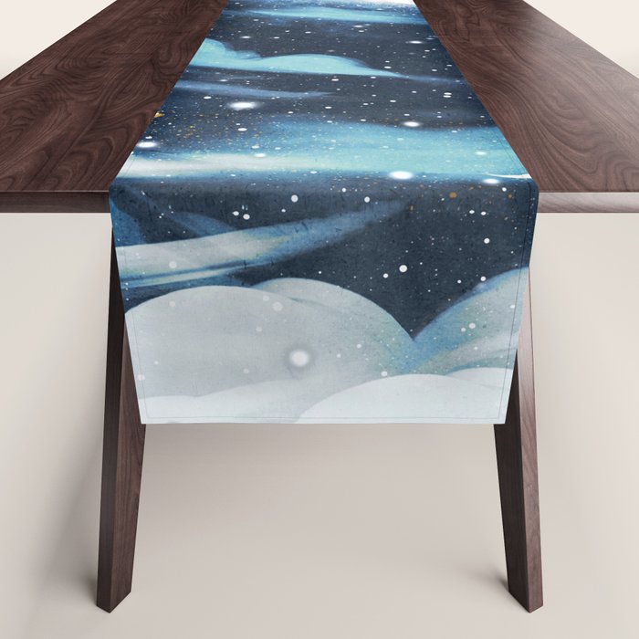Moonlit Cloud Fantasy A Table Runner Gallery Image 1