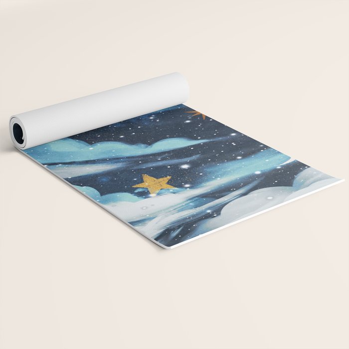 Moonlit Cloud Fantasy A Yoga Mat Gallery Image 2