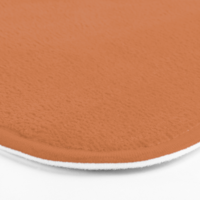 Solid Terracotta Bath Mat Gallery Image 3