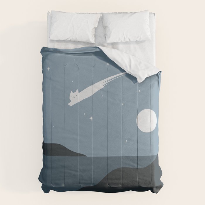 Cat Landscape 43 Comforter Gallery Image 6