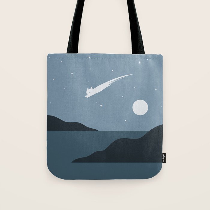 Cat Landscape 43 Tote Bag Gallery Image 1