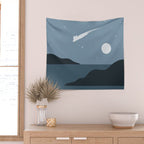 Cat Landscape 43 Wall Tapestry Gallery Image 2