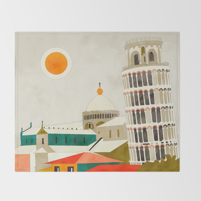 Pisa Throw Blanket Gallery Image 2