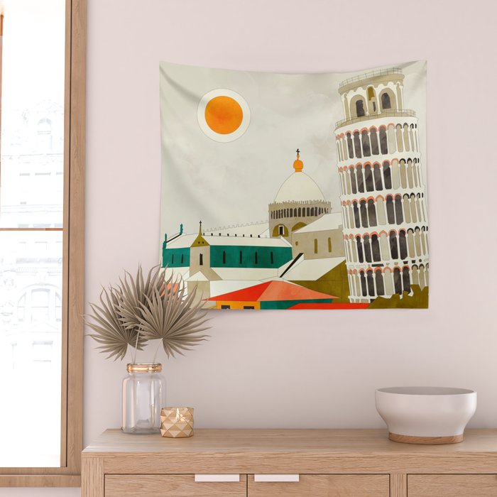 Pisa Wall Tapestry Gallery Image 2