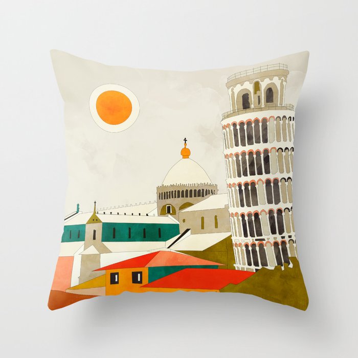 Pisa Throw Pillow Gallery Image 6
