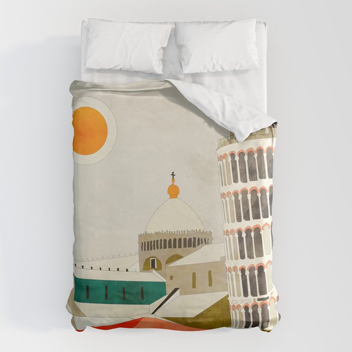Pisa Duvet Cover Gallery Image 1