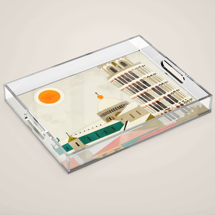Pisa Acrylic Tray Gallery Image 1