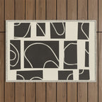 Abstract Pathways 1 Outdoor Rug Gallery Image 1