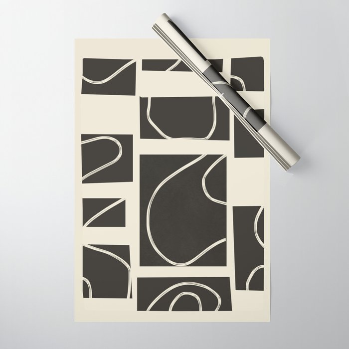 Abstract Pathways 1 Wrapping Paper Gallery Image 1