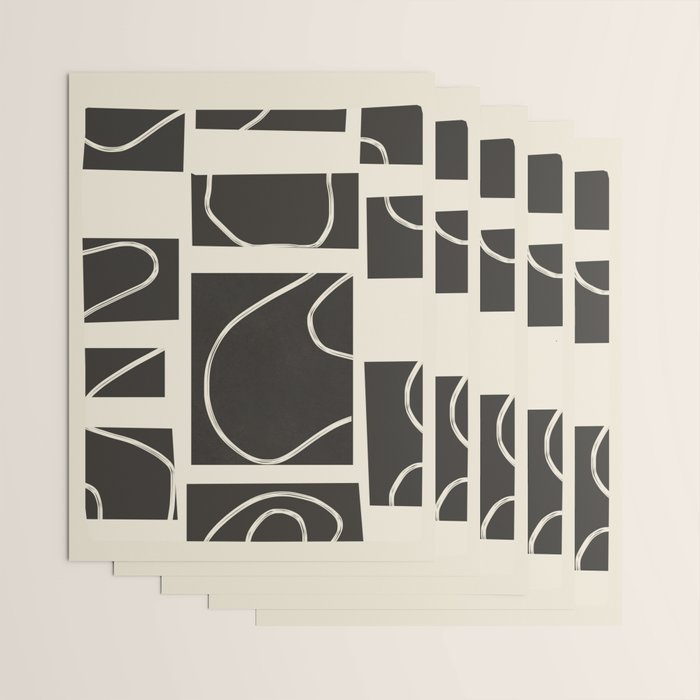 Abstract Pathways 1 Wrapping Paper Gallery Image 3