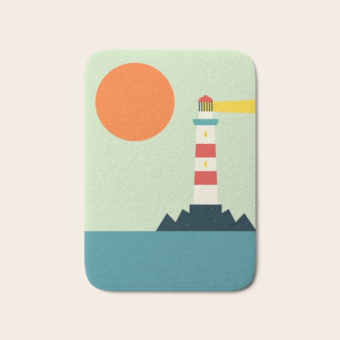 Lighthouse Bath Mat Gallery Image 1