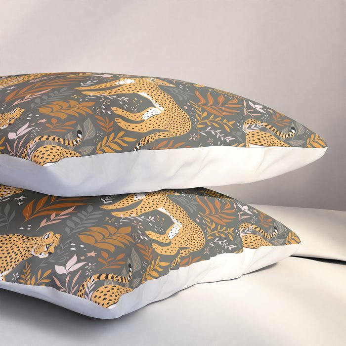 Wild Cheetah Pattern II - Autumn Pillow Sham Gallery Image 3