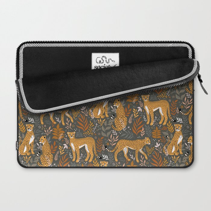 Wild Cheetah Pattern II - Autumn Laptop Sleeve Gallery Image 2