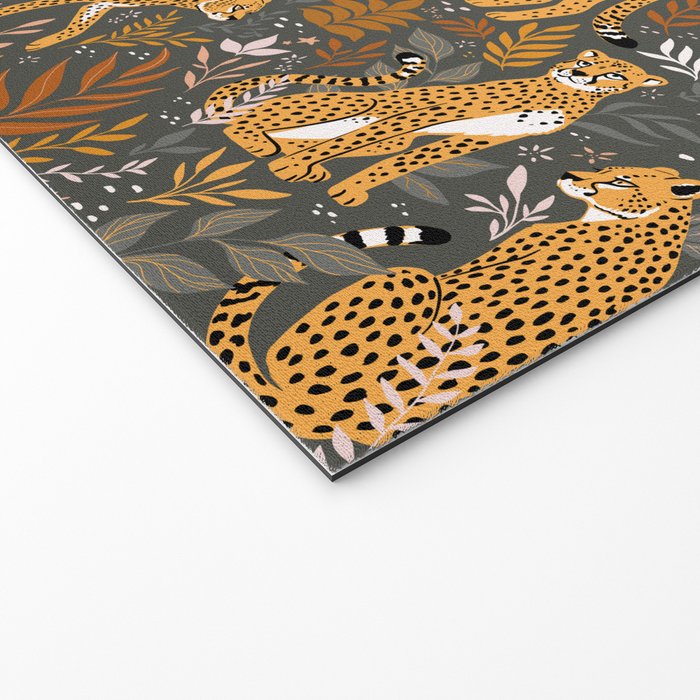 Wild Cheetah Pattern II - Autumn Welcome Mat Gallery Image 2