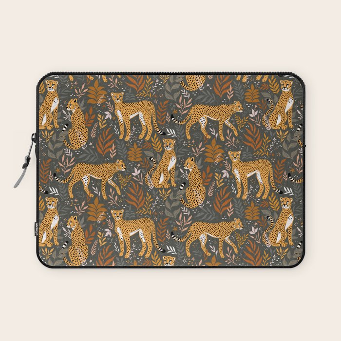 Wild Cheetah Pattern II - Autumn Laptop Sleeve Gallery Image 1