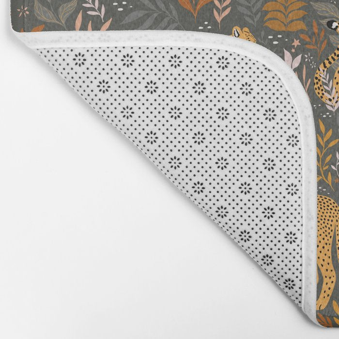 Wild Cheetah Pattern II - Autumn Bath Mat Gallery Image 2