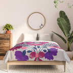 Mexican Bird Motif Gray Comforter Gallery Image 3