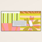 Sun Blocks, Vacation Mode Desk Mat Gallery Image 1