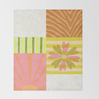 Sun Blocks, Vacation Mode Throw Blanket Gallery Image 2