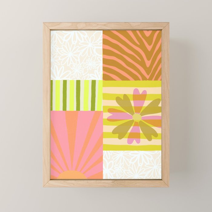 Sun Blocks, Vacation Mode Mini Art Print Gallery Image 1