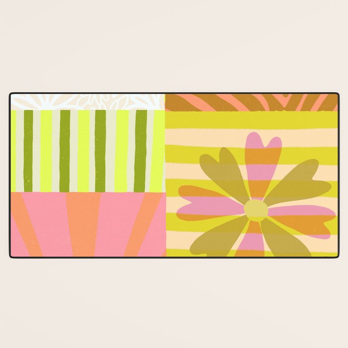 Sun Blocks, Vacation Mode Desk Mat Gallery Image 3