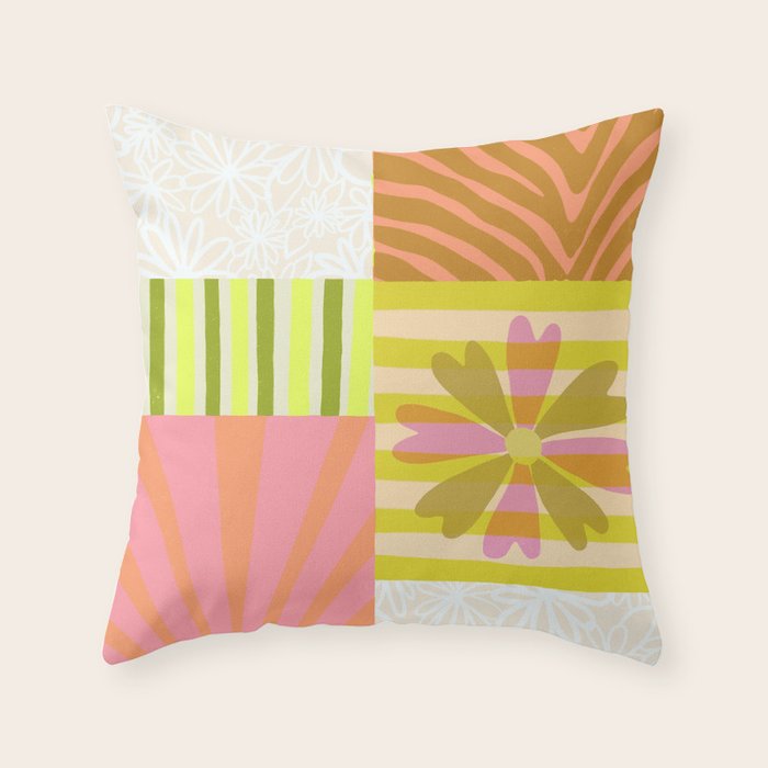 Sun Blocks, Vacation Mode Throw Pillow Gallery Image 6