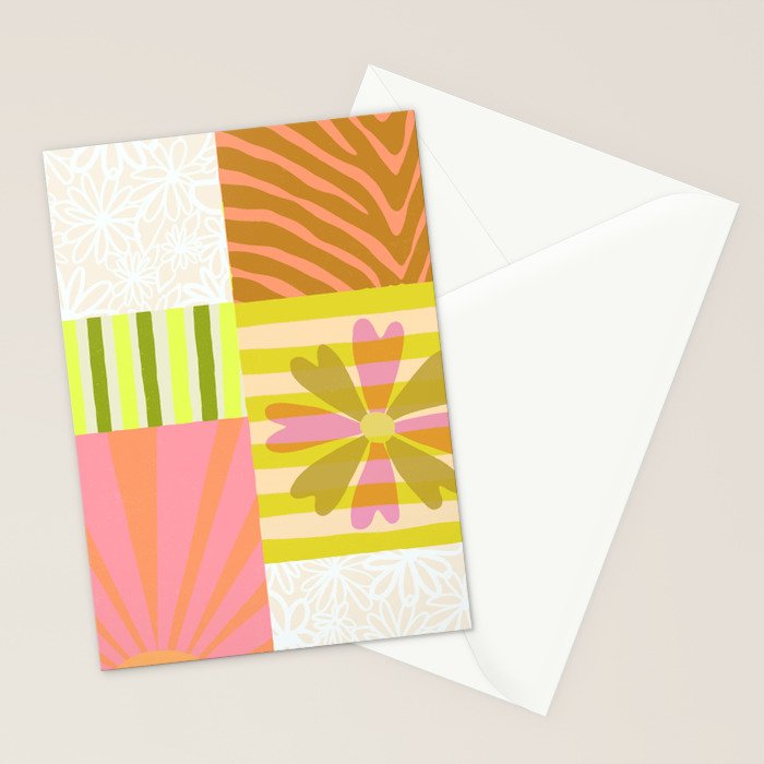 Sun Blocks, Vacation Mode Stationery Card Gallery Image 2