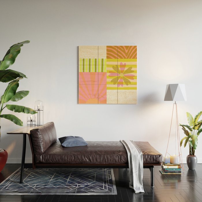 Sun Blocks, Vacation Mode Wood Wall Art Gallery Image 2