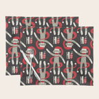 Sock Monkey Santa Placemat Gallery Image 1