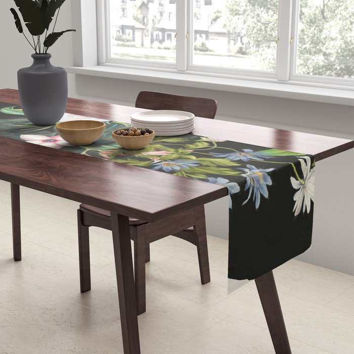 Floral Portrait 16 Table Runner Gallery Image 2