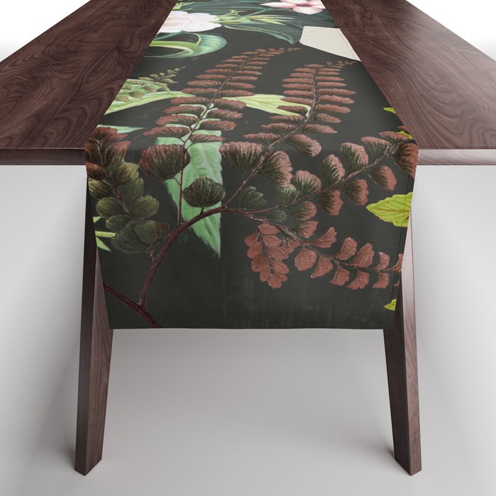 Floral Portrait 16 Table Runner Gallery Image 1