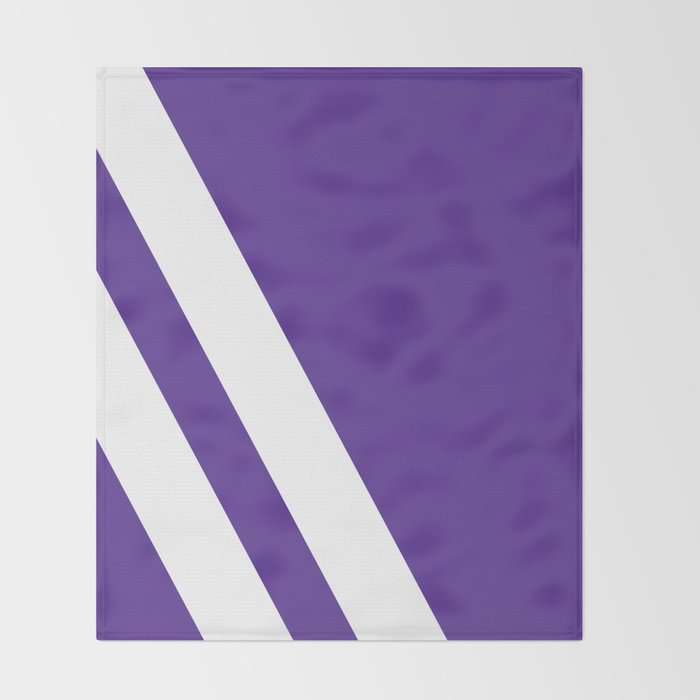 Northwestern Color Throw Blanket Gallery Image 2