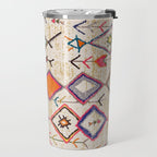Traditional Vintage Moroccan Berber rug Travel Mug Gallery Image 2